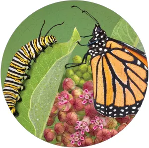 Monarch Butterfly Puzzle A&bull;Round Butterflies and Insects By Pigment & Hue