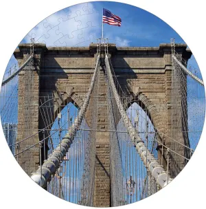 Brooklyn Bridge Puzzle A•Round New York By Pigment & Hue
