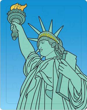 Statue of Liberty New York By Pigment & Hue