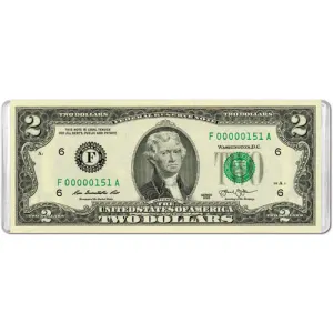 $2 Banknote Mini Puzzle United States By Pigment & Hue