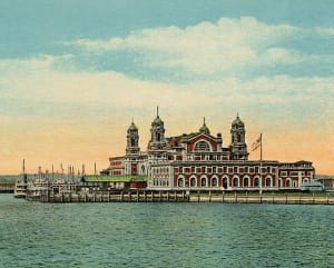 Ellis Island New York By Pigment & Hue