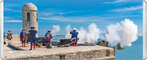 Castillo De San Marcos Cannon MiniPix® Puzzle Military By Pigment & Hue