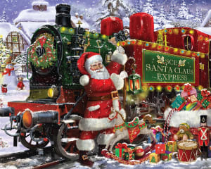 Santa Claus Express Christmas By Heritage Puzzles