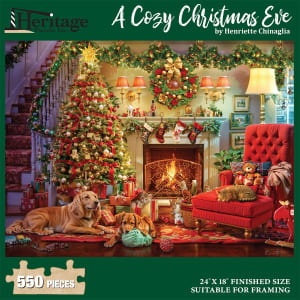 A Cozy Christmas Eve Christmas By Heritage Puzzles