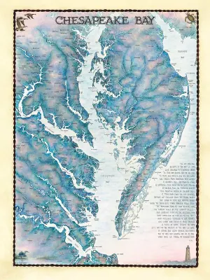 Chesapeake Bay Waterways Maps & Geography By Heritage Puzzles