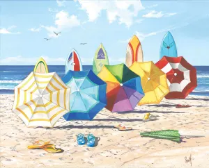Brellas and Boards Beach & Ocean By Heritage Puzzles
