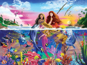 Mermaid Cove Mermaid By Heritage Puzzles
