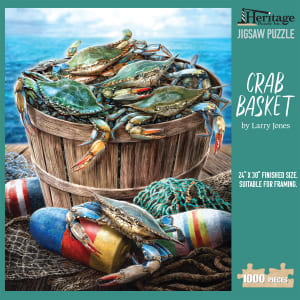 Crab Basket Beach & Ocean By Heritage Puzzles
