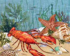Lobster Daze Beach & Ocean By Heritage Puzzles