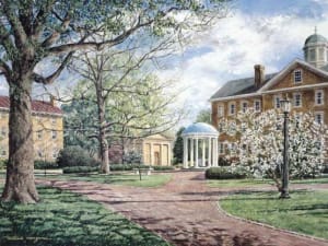 The Old Well at Chapel Hill Landmarks & Monuments By Heritage Puzzles
