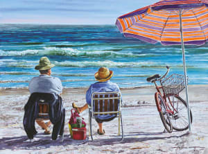 Idle Time Beach & Ocean By Heritage Puzzles