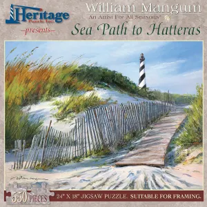 Sea Path to Hatteras Beach & Ocean By Heritage Puzzles