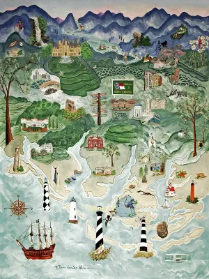 All Things North Carolina Beach & Ocean By Heritage Puzzles