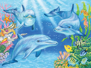 Dolphin Cove Dolphin By Heritage Puzzles