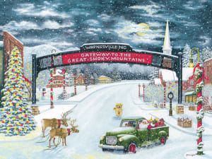 Smoky Mountain Heritage Christmas By Heritage Puzzles
