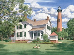 Currituck Afternoon Lighthouse By Heritage Puzzles