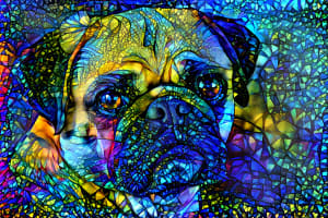 Stained Glass Dog - Otis Dogs By GoodWay Puzzles