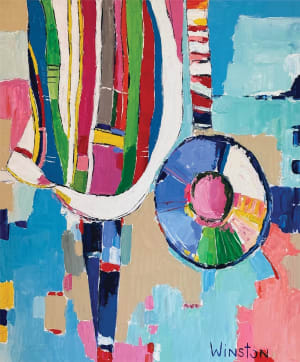 A Girl and Her Hat Abstract By GoodWay Puzzles