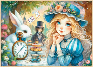 Charming Tea Party Books & Reading By Delfy