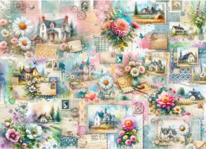 Country Bliss Letters Collage By Delfy