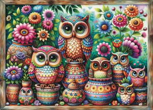 Owl Together Now Birds By Jacarou Puzzles