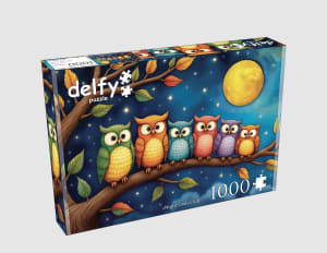 Night Owls Club Birds By Delfy