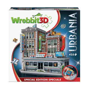 1950's Diner Skyline By Wrebbit