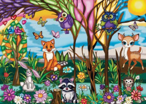 Friendly Forest Harmony Forest Animal By Jacarou Puzzles