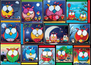 To Each Their Owl Collage By Jacarou Puzzles