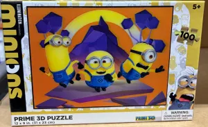 Minions 3D Puzzle Movies & TV By Prime 3D Ltd