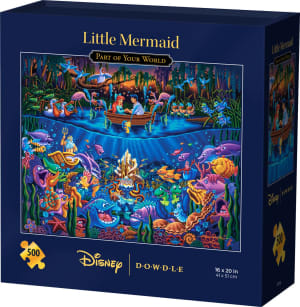 The Little Mermaid Part of Your World Disney By Dowdle Folk Art