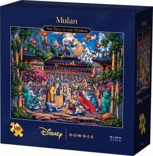 Mulan The Face in the Mirror Disney By Dowdle Folk Art