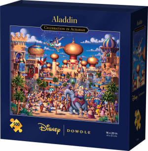 Aladdin - Celebration in Agrabah Disney By Dowdle Folk Art