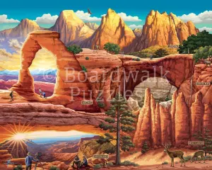 Utah's 5 National Parks National Parks By Boardwalk Puzzle Company