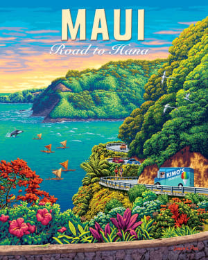 Maui Road to Hana Beach & Ocean By Boardwalk Puzzle Company