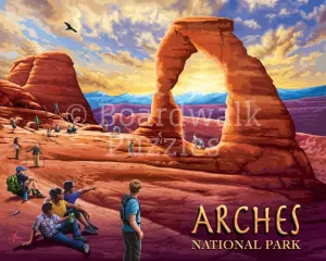 Arches National Parks By Boardwalk Puzzle Company