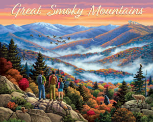 Great Smoky Mountains Landscape By Boardwalk Puzzle Company