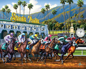 Horse Race Sports By Boardwalk Puzzle Company