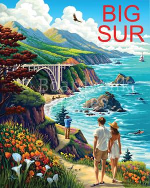 Big Sur Beach & Ocean By Boardwalk Puzzle Company