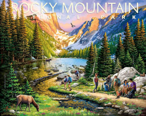 Rocky Mtn Landscape By Boardwalk Puzzle Company