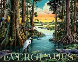 Everglades United States By Boardwalk Puzzle Company