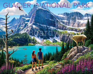 Glacier National Park National Parks By Boardwalk Puzzle Company