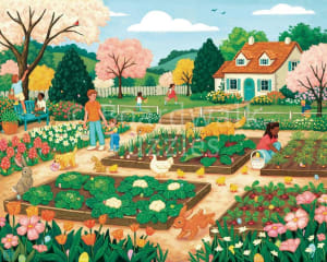 Easter Egg Roll by Boardwalk Easter By Boardwalk Puzzle Company