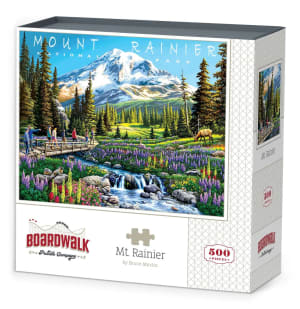 Mt Rainier Mountain By Boardwalk Puzzle Company