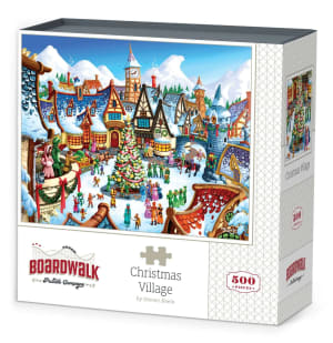 Christmas Village Christmas By Boardwalk Puzzle Company