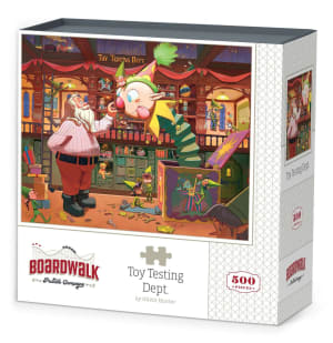 Toy Testing Department Christmas By Boardwalk Puzzle Company