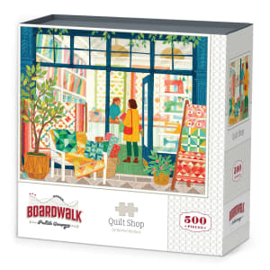 Quilt Shop Shopping By Boardwalk Puzzle Company