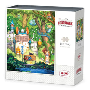 Bus Stop Cartoon By Boardwalk Puzzle Company