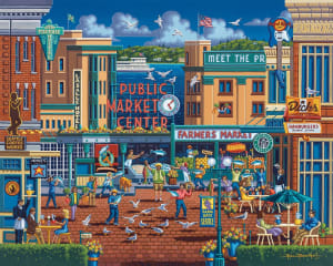Public Market Americana By Boardwalk Puzzle Company