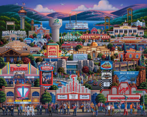 Branson United States By Boardwalk Puzzle Company